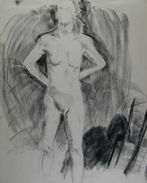 charcoal figure drawing